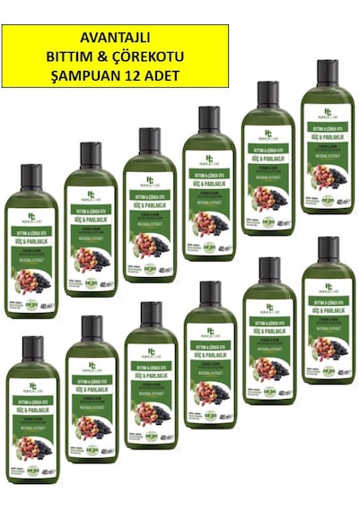 Hunca Care Bıttım & Çörek Otu Şampuan 12 x 485 ML