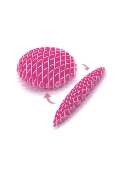 Yeni Nesil Pembe Solucan Stres Oyuncağı Top Anahtarlıklı Model 2 Özellikli Vıp New Pink Fıdget Worm