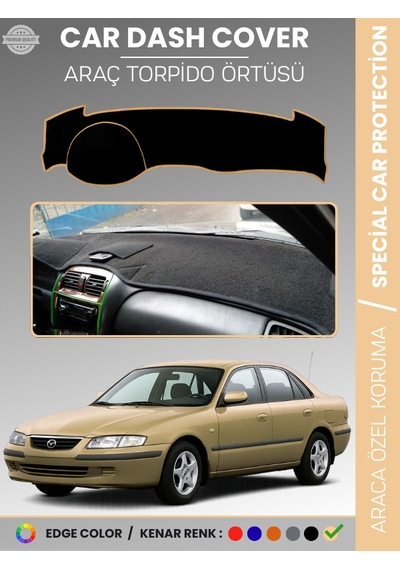 Mazda 626 1987-1991 Torpido Örtüsü Ön Panel Halısı Torpido Koruma Özel Kesim Kaymaz Hızlı Montaj - 215 Stiloto
