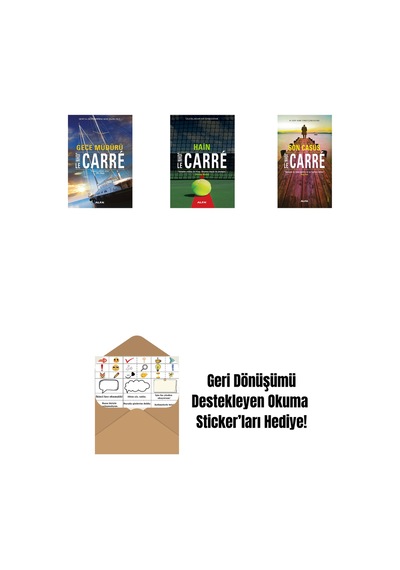 Gece Müdürü + Hain + Son Casus + Okuma Sticker'ları