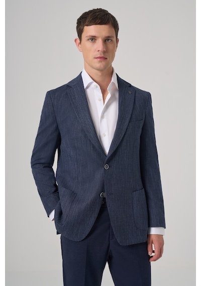 Morven Erkek Marine Poliviskon Trend Desenli Dynamic Fit Mono Yaka Ceket 26ks002005210 Marine Morven Erkek Marine Poliviskon Trend Desenli Dynamic Fit Mono Yaka Ceket 26ks002005210 Marine