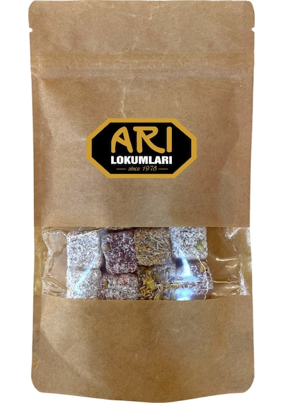 Arı Lokumları Çifte Kavrulmuş Antep Fıstıklı Karışık Lokum 250 G