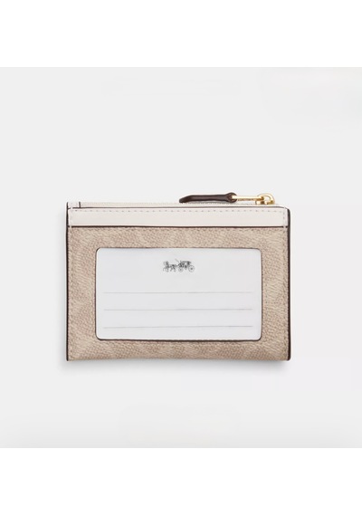 Coach Mini Id Skinny Case Kartlık-cüzdan Krem