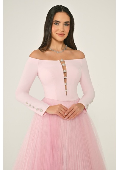 Alfa Beta Kadın Abiye 25y6844 Pembe