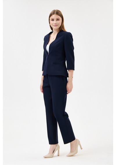 Velnara Moda Lacivert Zamansız Klasik Kadın Takım Elbise-v Yaka Ceket & Dar Paça Pantolon Lacivert - 927044721 Lacivert Velnara Moda Lacivert Zamansız Klasik Kadın Takım Elbise-v Yaka Ceket & Dar Paça Pantolon Lacivert - 927044721 Lacivert