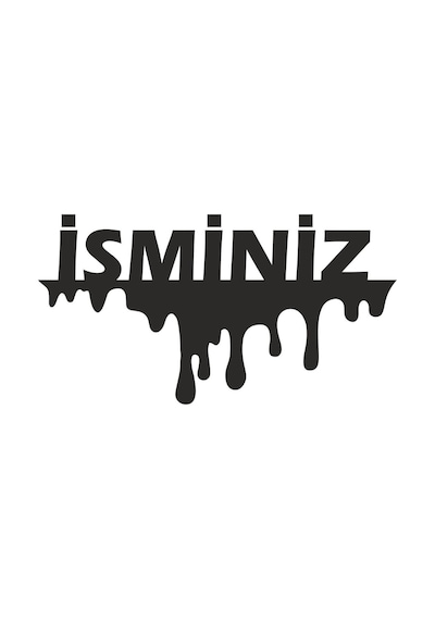 İsim Yazı Oto Sticker 15 8 Cm