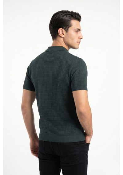 Baglan Erkek Spor Polo Yaka Triko Tişört Bgl-st05371 Nefti