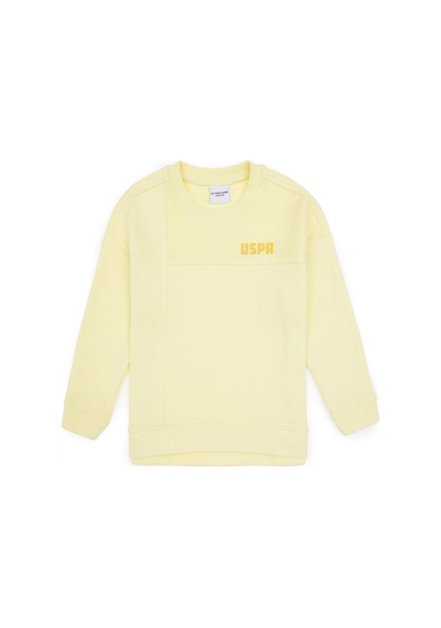 U.S. Polo Assn. Kız Çocuk Sarı Bisiklet Yaka Sweatshirt 50317991-VR044 U.S. Polo Assn. Kız Çocuk Sarı Bisiklet Yaka Sweatshirt 50317991-VR044