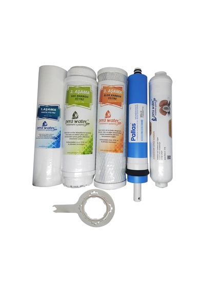 Pera Water Açık Kasa Su Arıtma Pallas 80 Gpd Mebranlı 5 Li Set