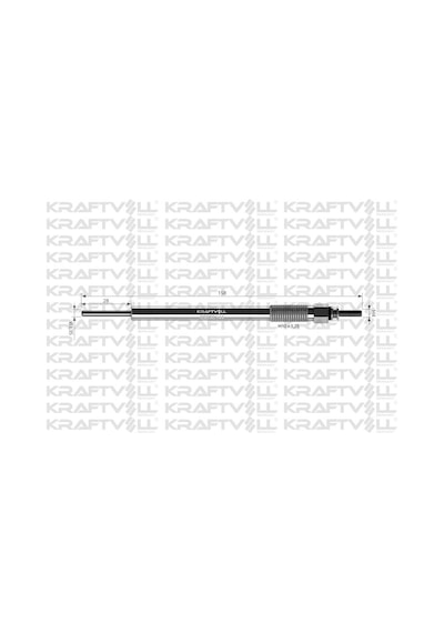 Kraftvoll Bujı Kızdırma Bujısı 11v Toyota Aurıs Avensıs Corolla Rav 4 2.0 2.2 D-4d AOD-KRAFTVOLL 05030144