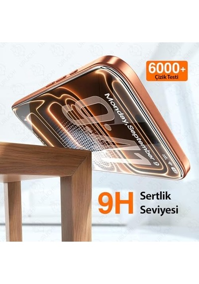 16 Pro Max Paravan Çizilmez Koruyucu Folyo Geri Dönüştürülmüş Camdan Üretilmiştir Kabarcıksız Uygulama Için