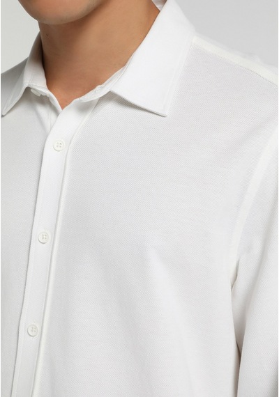 Colin's Colins Regular Fit Shirt Neck Düz Erkek Beyaz Uzun Kol Gömlek Cl1082019 Q1.v1 Ofw