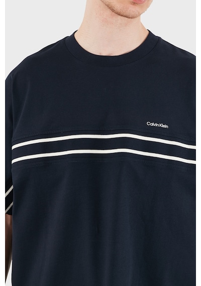 Calvin Klein Erkek T Shirt Lv04re222g Cef Lacivert
