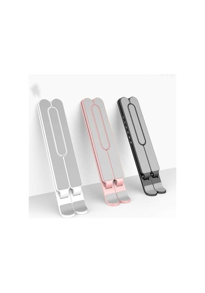 Apple Uyumlu MacBook Laptop Bilgisayar Standı Notebook Özel Yükseltici Stand Tablet Tutucu Ayarlı