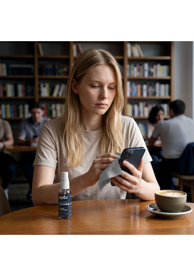 Lexroo 30ml Taşınabilir Temizleme Kiti Gözlük Telefon Tablet Akıllı Saat Küçük Ekran Temizliği 15