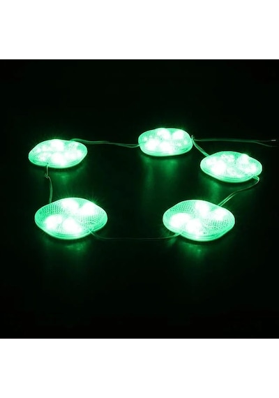 Powermaster Pm-14699 12 Volt 3 Watt Yeşil Yanıp Sönen Çakar 6565-2835 Modül Led 65x65x12mm