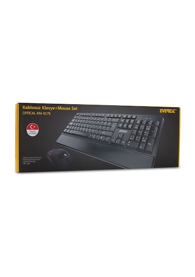 Everest KM-6176 Offical Kablosuz Combo Q Multimedia Klavye Mouse Set