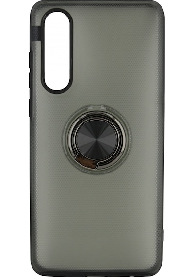 Nettech Huawei P30 Uyumlu Armour Yüzüklü Seri Arka Koruma Kılıf