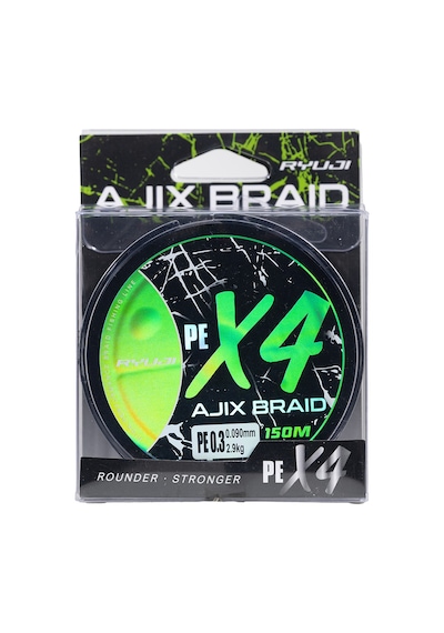 Ryuji Ajix Braid 4x 150 Mt 0.2pe-0.08mm Lrf İp Misina