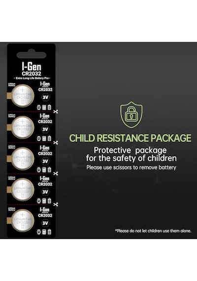 2032 Lityum Düğme Pil 4 Lü Paket 3v