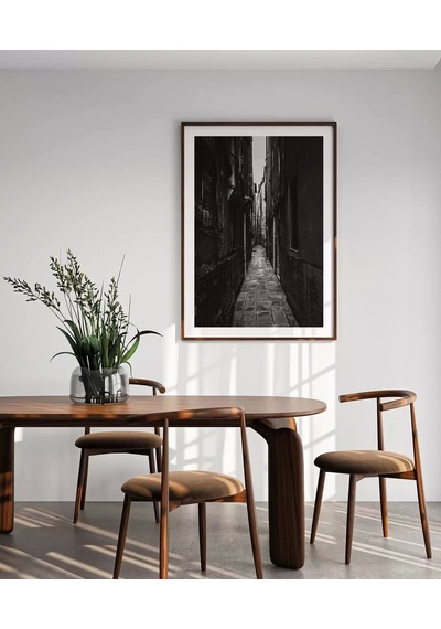 Çerçevesiz Poster Gölgede Kalan Yollar