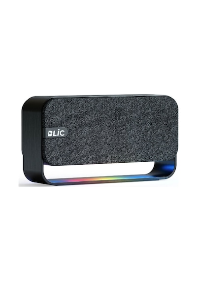 Blic Bls-70 12w Bluetooth Hoparlör Rgb Işıklı Güçlü Bass Tws Stereo Kumaş Dokulu Kablosuz Speaker-14781