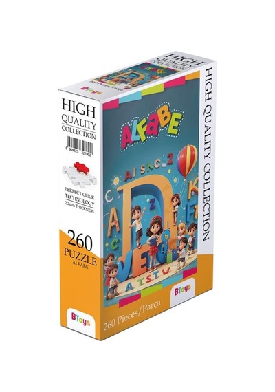 Btoys 260 Parça Puzzle Alfabe 9075