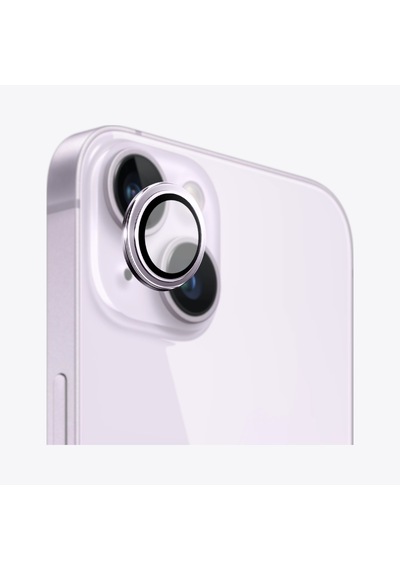 Safeus Safir Temperli Kamera Lens Koruyucu Apple Uyumlu iPhone 14 Plus Ve İle Mor