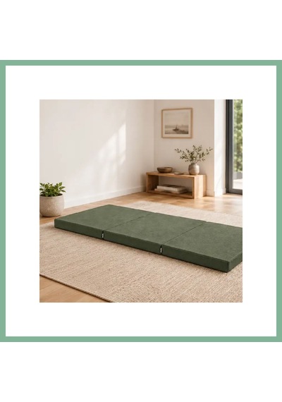 Bşkvirgo Üç Parçalı Katlanır Minder 60 180 7 Cm Haki İç Mekân Bsk2026