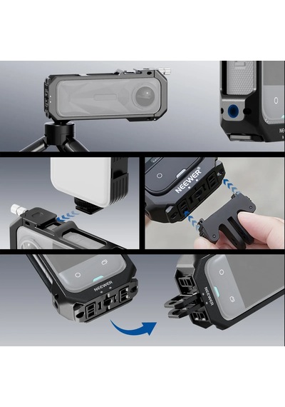 Neewer Ac033 Insta360 X5 İçin Kamera Kafesi Siyah