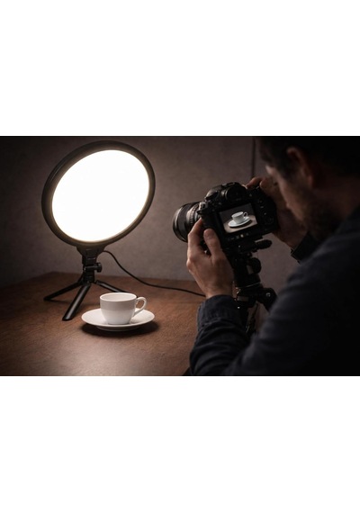 Halka Işık 8.4 İnç 21.5cm 180cm Kablolu Stüdyo Işığı Ürün Ve Görsel Fotoğraflama Işığı Fotoğraf Makin