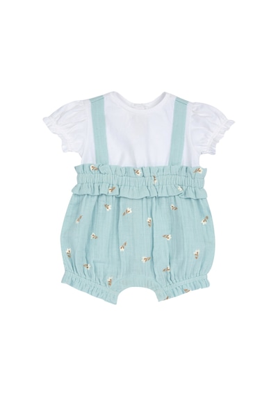 Chicco Kız Bebek Kısa Kollu Tulum 09102070000000 000051 Yeşil