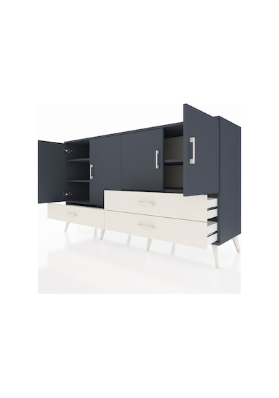 Hyperion Konsol 5 Raflı 3 Çekmeceli 4 Kapaklı 176x44x99 Antrasit- Antrasit-antrasit/aytaşı Hyperion Konsol 5 Raflı 3 Çekmeceli 4 Kapaklı 176x44x99 Antrasit- Antrasit-antrasit/aytaşı