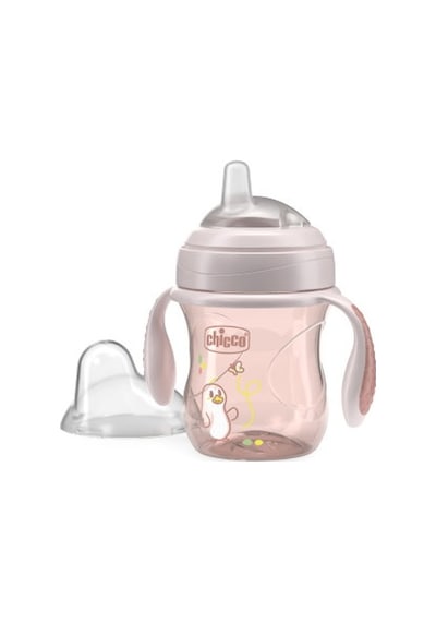 Chicco Yumuşak Uçlu Geçiş Bardağı 4 Ay Kız 00006911150000 Pink