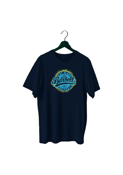 Bluu Barbell Sporcu T-Shirt Bisiklet Yaka (528818969)