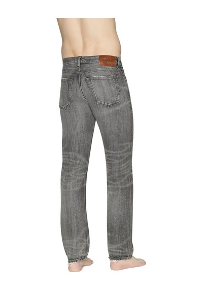 Calvin Klein 90s Straıght Meteorıte Tencel Je Erkek Gri Kot Pantolon