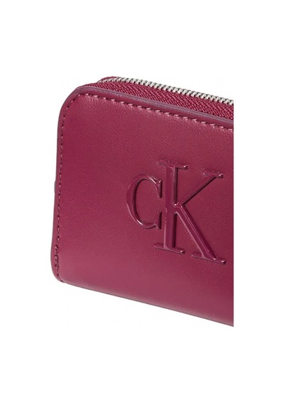 Calvin Klein Bold Ck Orta Boy Fermuarlı Kadın Kırmızı Cüzdan Lv04f1154g-z1k Kırmızı