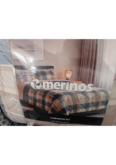 Comforter Çift Kişilik Yorgan Set / 220x240 / Çeyiz / Yorgan /set Koyu Mavi