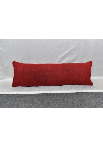 Zehra Abla Halı Yeni El Dokuma Dekoratif Lumbar Kilim Kırlent Yastık Kılıfı 6896 Çok Renkli