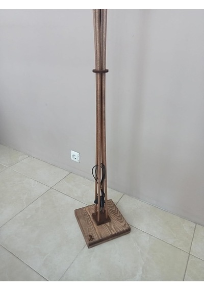 Ahşap Tek Ayaklı Lambader- Köşe Lambası Diğer