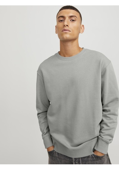 Jack & Jones Jjestar Basıc Sweatshirt 12208182 Gri Jack & Jones Jjestar Basıc Sweatshirt 12208182 Gri
