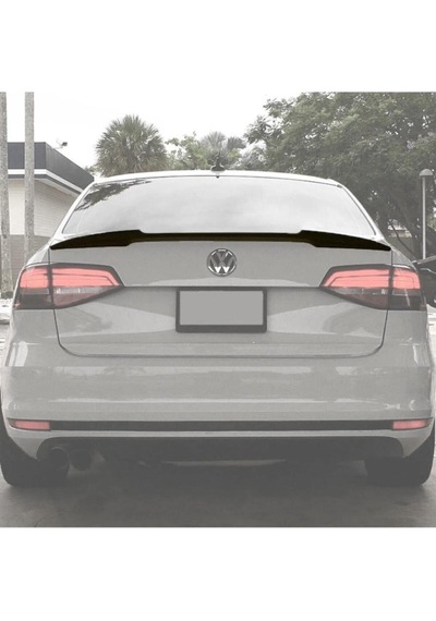 Volkwagen Jetta Mk6 Plastik M4 Parlak Siyah Spoyler 2011-2018
