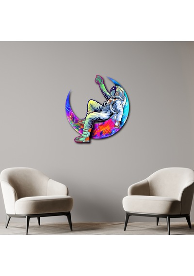 Cosmic Chillout Renkli Metal Tablo