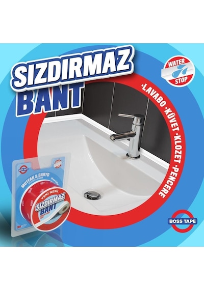 3M Su Sızdırmaz Bant Mutfak Lavabo Pencere Tezgah Sızdırmazlık Ba (445031529)