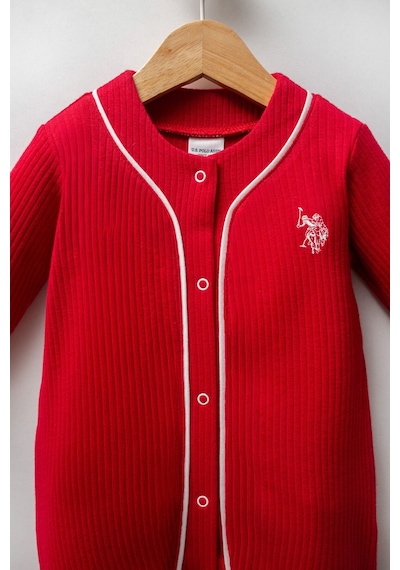 U.S. Polo Assn. U.s. Polo Assn Kız Bebek Kırmızı Tulum Kırmızı