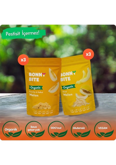 Organik Çıtır Kavun & Kurutulmuş Kavun 6'lı Paketi Diğer