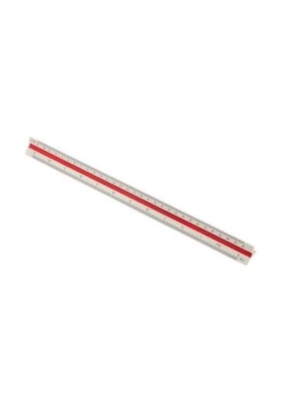 Kraf Mikyas Cetveli 501G Beyaz - Kırmızı