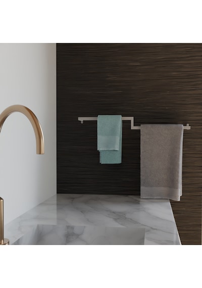 lyla concept Z Model Havlu Askısı, Şal Askısı, Duvara Monte - Beyaz Beyaz
