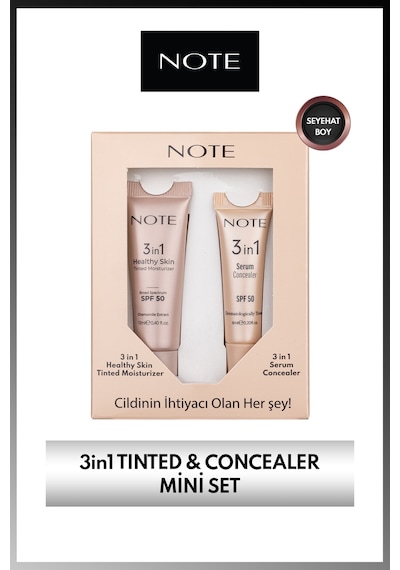 Note 3in1 Mini Set Healthy Skin Tinted Moisturizer 10 + Serum Concealer 10