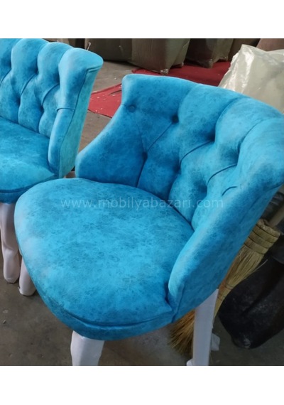 Mobilyabazari Tual Çay Seti Tekli Koltuk (Salon, Balkon,Ofis)